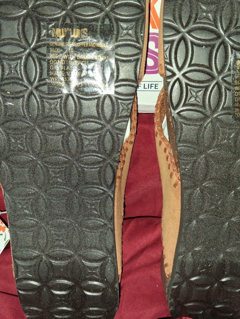 Muk Luks Suede Sandals - Picture 3 of 6